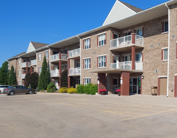 Grandview Apartments exterior on Summer Grove Road in Grand Bend, Ontario